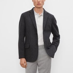 Fashion Blazer - New With Tags - NEVER WORN - Heather Grey